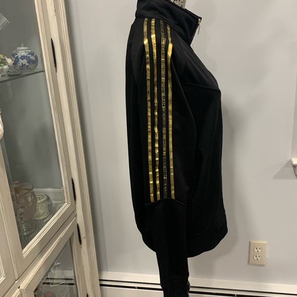 Switch Remarkable MGM Black and Gold Lightweight Jacket with Stand-Up Collar - Picture 3 of 12